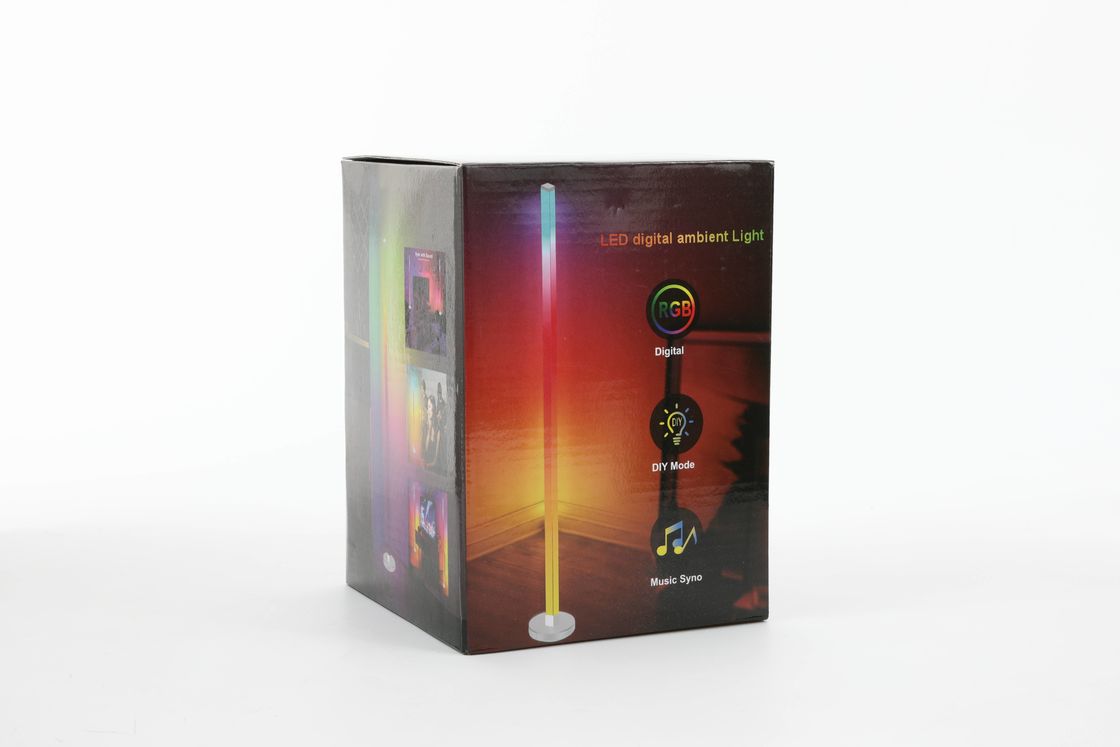 LED USB Corner Floor Light con IP20 Rating Energy Saving Mode Forma ombra cilindrica