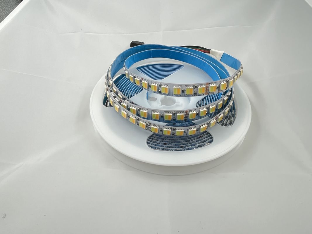Flexible SMD 5050 LED Tape 120D CCT 2 In 1 Adjustable 3000k-6500k Warm White Cool White Dual Colors 10mm CCT
