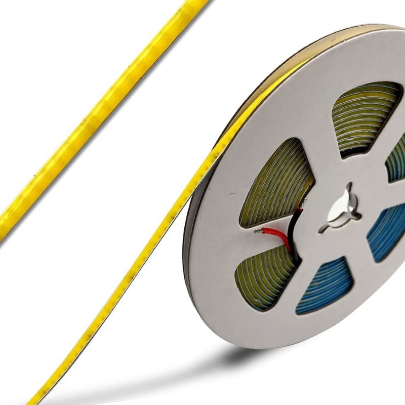 Super stretta larghezza 3 mm COB luci a striscia LED 400Leds/m Dimmabile 5m durata più lunga