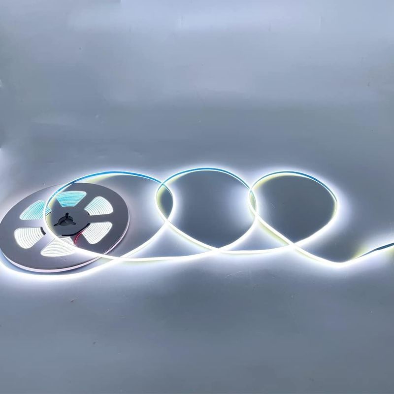 Super stretta larghezza 3 mm COB luci a striscia LED 400Leds/m Dimmabile 5m durata più lunga