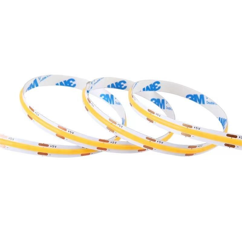 300LEDs Dampproof Personalizzabile 90Ra No-voltage COB LED Strip con 4cm di taglio lunghezza per l'illuminazione domestica