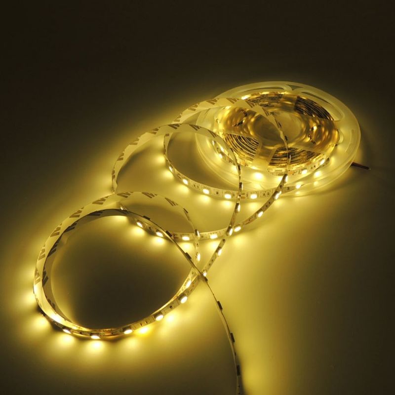 5m/roll SMD2835 Flessibile LED 120LED Fabbrica diretta Buona qualità 8mm PCB IP20 Decorazione interna