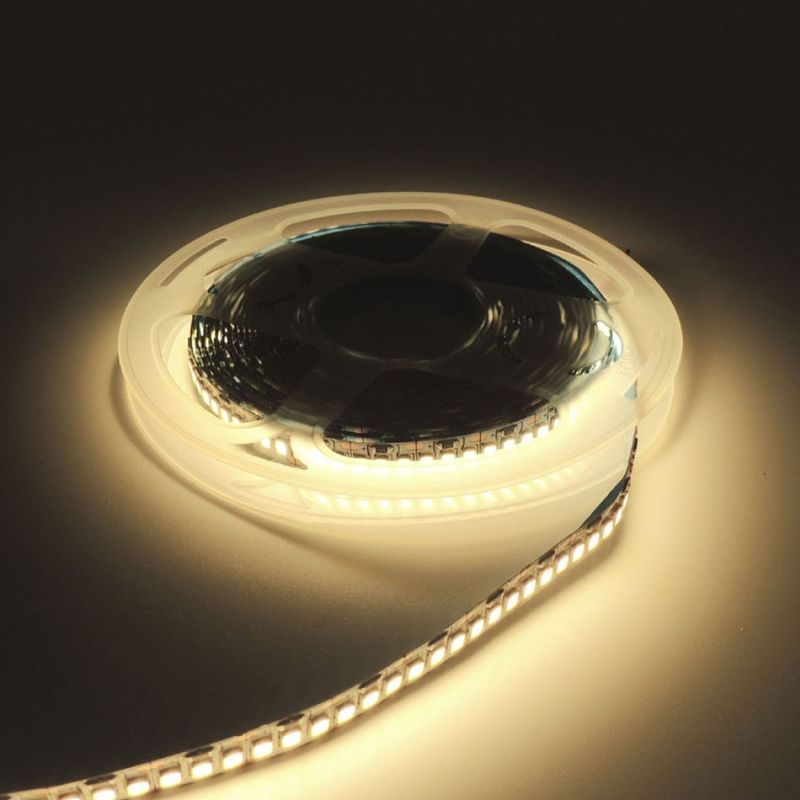 Non impermeabile PCB bianco 2835 LED Strip 120LED Emittente colore 3000K/4000K/6000K 5m/roll 120° angolo del fascio