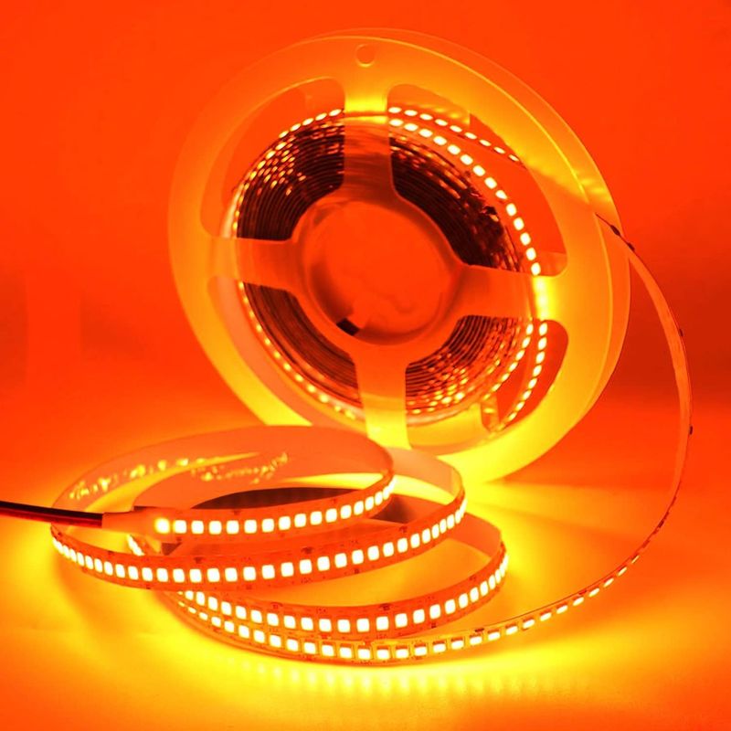 12V 240LEDS SMD 2835 LED Strip Light 1200LEDs 16.4Ft Non impermeabile Colori Rosso Verde Blu Arancio Per Bar