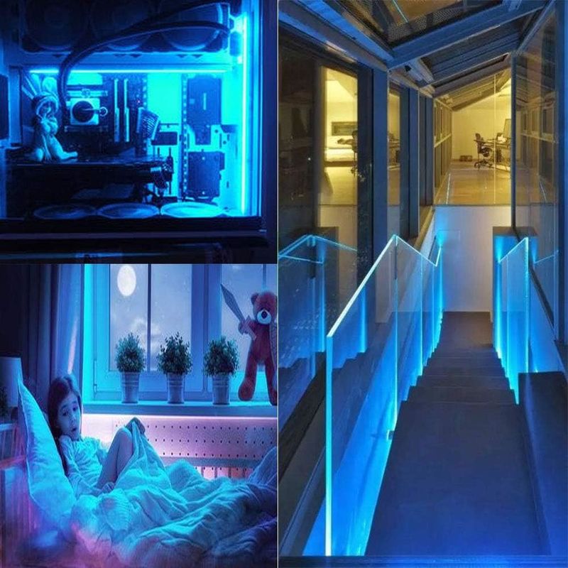 12V 240LEDS SMD 2835 LED Strip Light 1200LEDs 16.4Ft Non impermeabile Colori Rosso Verde Blu Arancio Per Bar
