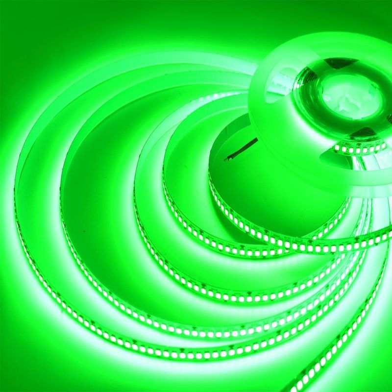 24V Alta luminosità 240LEDS SMD 2835 LED Strip Light 1200LEDs 16.4Ft Non impermeabile Colori Rosso Verde Blu Arancio Per KTV