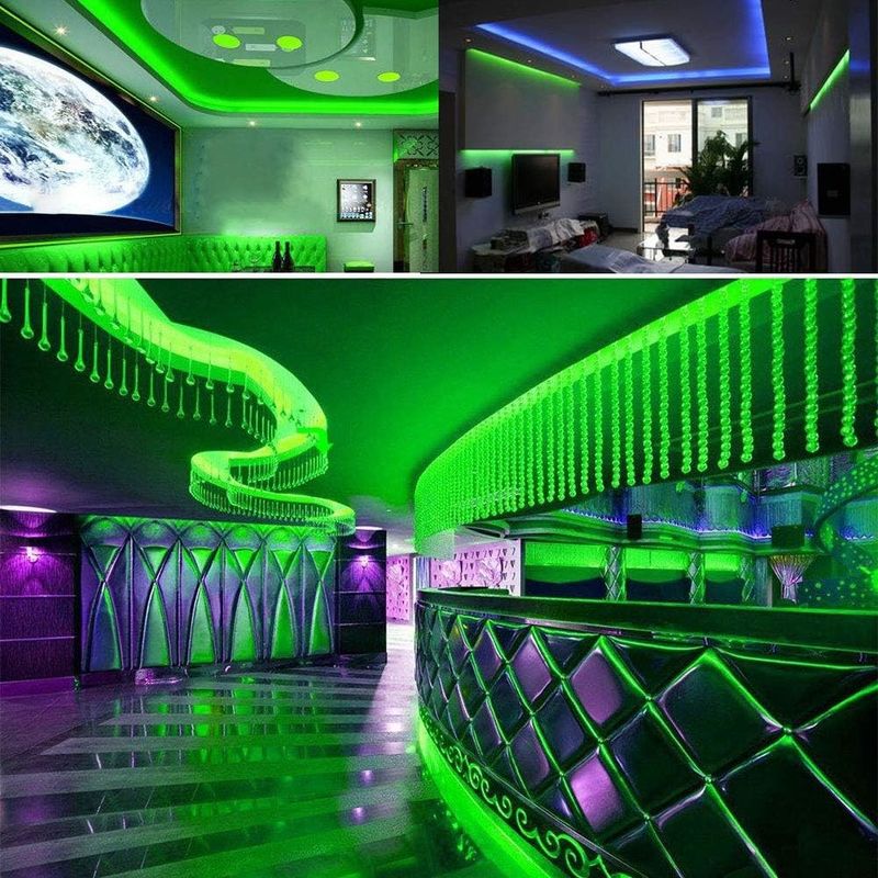 24V Alta luminosità 240LEDS SMD 2835 LED Strip Light 1200LEDs 16.4Ft Non impermeabile Colori Rosso Verde Blu Arancio Per KTV