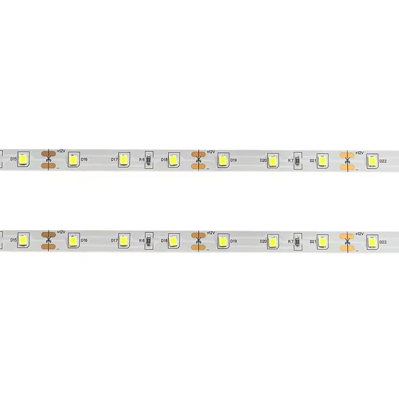 60 leds/m 2835 LED Strip Light 5m/Roll 20-22LM 120° Angolo del fascio 2700 4000k 6000K Soluzione di illuminazione interna per la casa