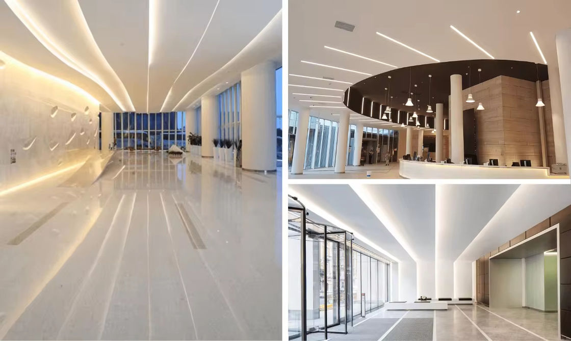 Super larghezza super luminoso COB led striscia RA90 30mm 1600chips 5 file 40W / M DC24V COB LED Strip luci per il progetto di soffitto