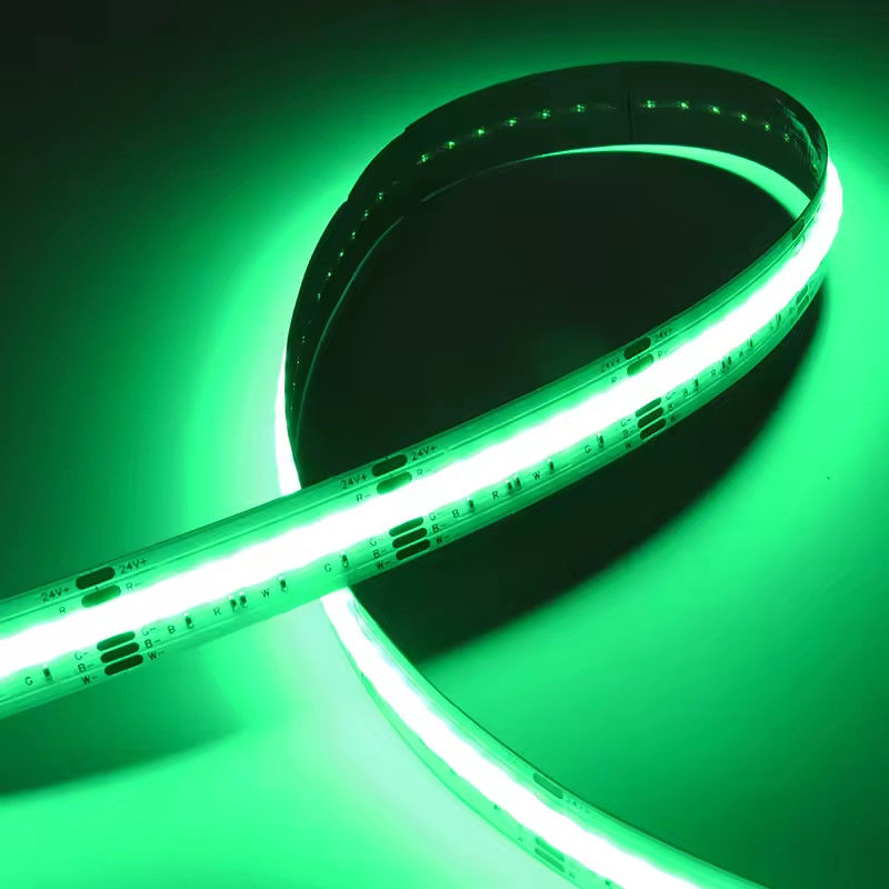 Super luminosità striscia LED COB RGB 12mm colori multipli 120 gradi super larghi 1080 LED/m COB striscia luce a colori
