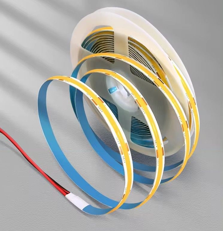 480LEDS 90Ra Dimmable 12W/M COB LED Strip for Lighting Solutions Certificato CE/RoHS