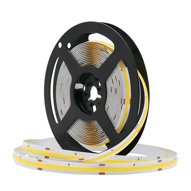 Vendita calda 480leds 12W/M Dimmabile IP20 90Ra COB LED Strip 12V/24V Voltaggio di ingresso
