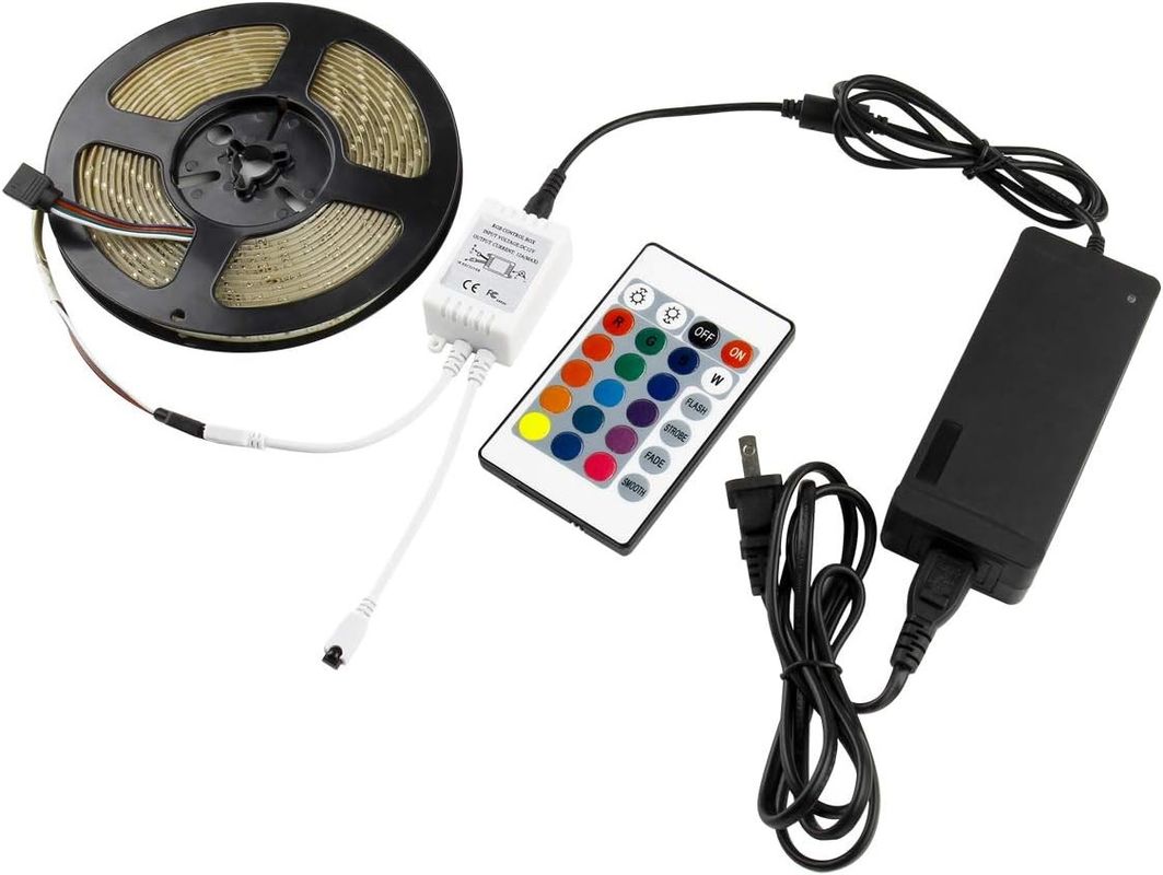 SMD dimmabile Flessibile RGB LED Strip 60leds/m DC12V Input per ambienti colorati