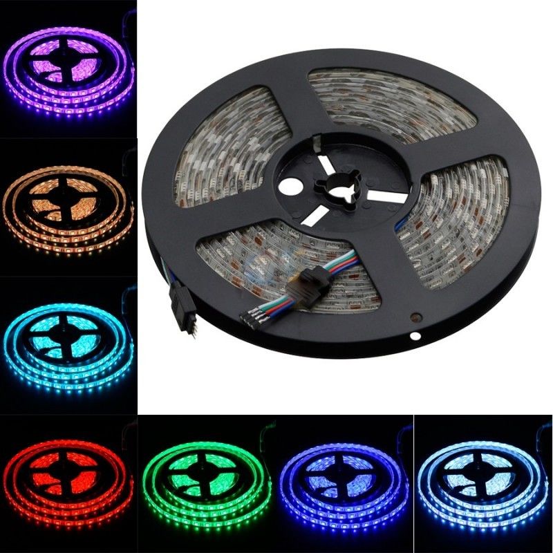 5Meter 150leds TV retroilluminazione LED striscia DC5V telecomando 24 tasti SMD5050 RGB Striscia Tira USB port Striscia LED flessibile