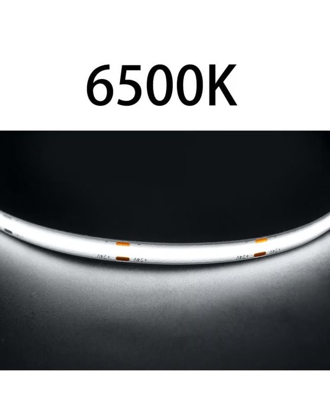 Alte luci CRI DC24V COB480 5m/roll RA90 striscia di cocco per decorazione interna esterna striscia COB a profilo impermeabile