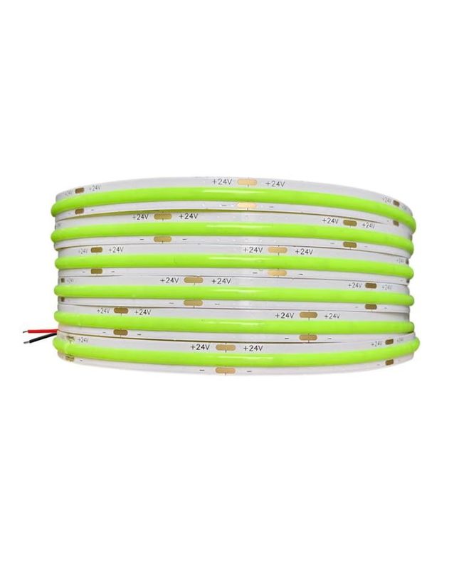 Certificato CE ROHS COB Strip Light Rosso Verde Blu Rosa Alta densità 480 Strip Light Flexible Board 24V 12V