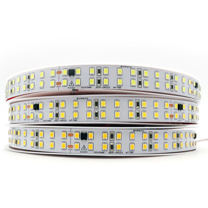 120LED/m Flessibile striscia a LED per interni Non è necessario il conducente CRI80 2835 SMD 8mm PCB Lunghezza 5M/10M