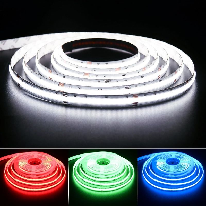 784 LED/m RGBW Chip COB LED Strip Dimmabile da -20°C a 60°C DC 24V Voltaggio di ingresso