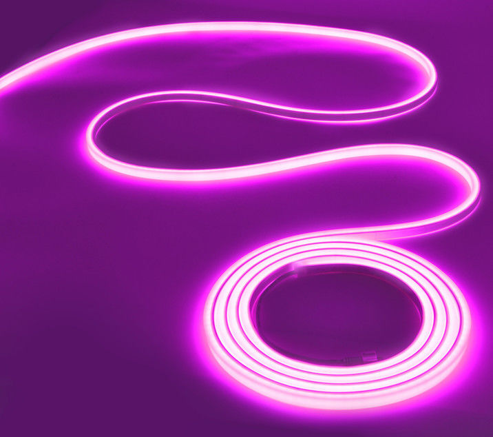 Luce LED al neon in silicone bianca calda 2700K con 12W/m di colore emettente e tasso di impermeabilità IP68