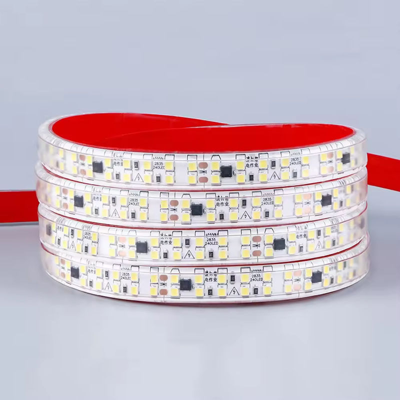 Conduttore libero Ip44 220V 110V 2835 240led 10cm taglio indietro bastone 127V impermeabile 10cm taglio flessibile striscia a led per esterni