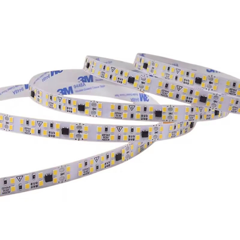 Senza conducente Alta tensione 220V Senza conducente Striscia luminosa autoadesiva 240leds smd 2835 IP67 IP65 Luce di linea decorativa