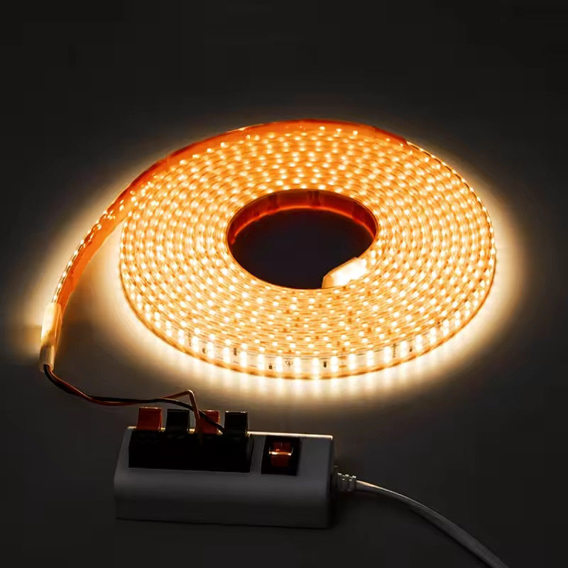 Senza conducente Alta tensione 220V Senza conducente Striscia luminosa autoadesiva 240leds smd 2835 IP67 IP65 Luce di linea decorativa