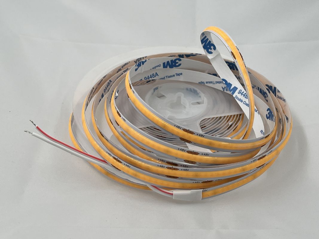 48V COB 320leds/M 90CRI Dimmabile 100lm/W 11W/M Flessibile COB LED Strip Light per decorazioni interne