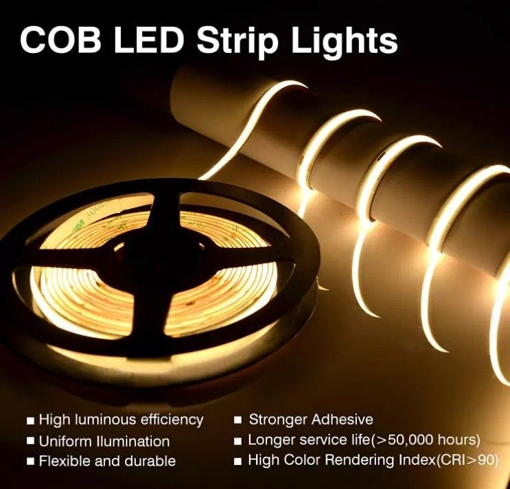 Decorazione interna/esterna Profil impermeabile luce COB LED Strip con controllo sensore