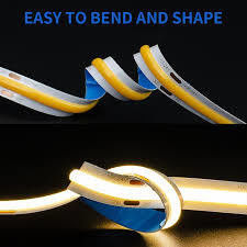 COB LED 10W 12W 110LM 320d/m Doppio PCB DC 12V 24V 220V CRI 90Ra 10 metri Strip di personalizzazione gratuita
