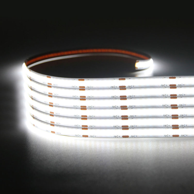 320 led/m LED COB Flessibile DC24V 12V 5m 10W per l'illuminazione paesaggistica -25 50C CRI 90