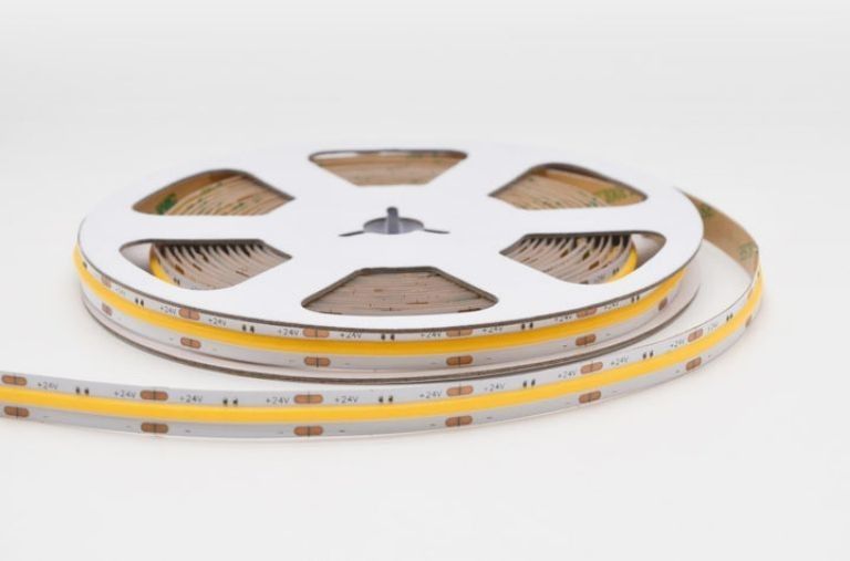 320 led/m LED COB Flessibile DC24V 12V 5m 10W per l'illuminazione paesaggistica -25 50C CRI 90