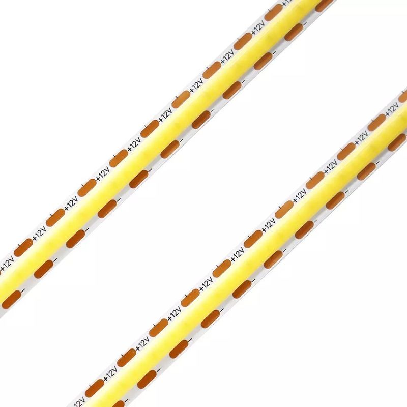 320Leds Flessibile LED Strip Bianco/Bianco Caldo DC24V 8mm Larghezza COB integrata luce a LED