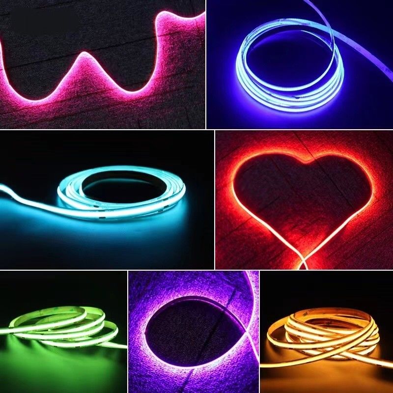 12V / 24V 8mm 90Ra 320d fob Profilo di alluminio COB LED per la decorazione