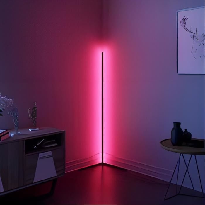 2 Ambient Floor Light con DC5V 68PCS Chip Digital IP20 Lunghezza 1,5m Controller IR PP Covering