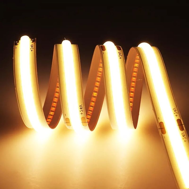 Flessibile Cob LED Strip con caldo colore bianco blu e 90lm/w Lampada efficienza luminosa
