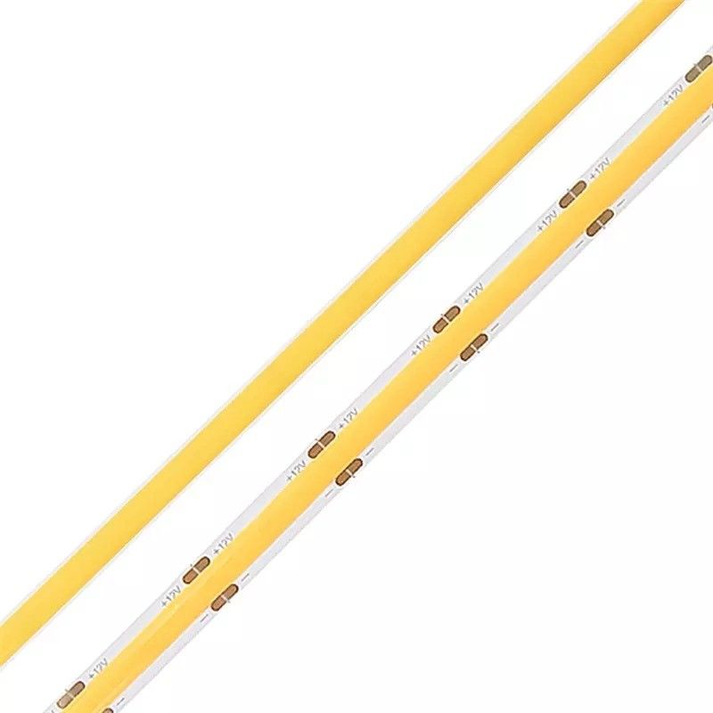 12W resistente all'acqua IP20 COB 480 LED 12V 8mm 10mm LED Strip Light per la decorazione del giardino