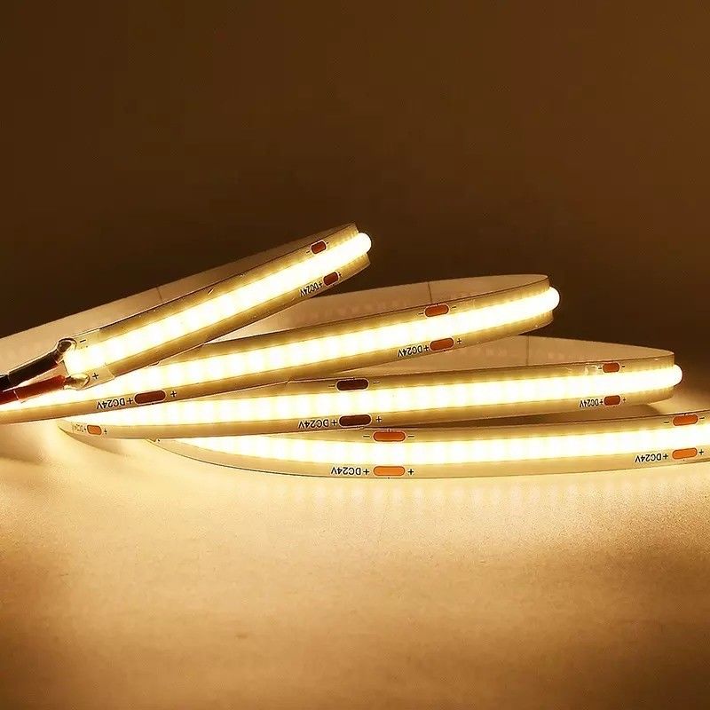 12W resistente all'acqua IP20 COB 480 LED 12V 8mm 10mm LED Strip Light per la decorazione del giardino