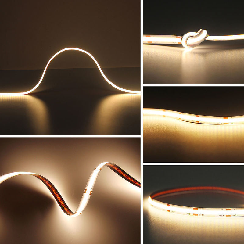 120° angolo di fascio COB 320 LED 24V 8mm 10mm LED Strip Light per la decorazione del giardino