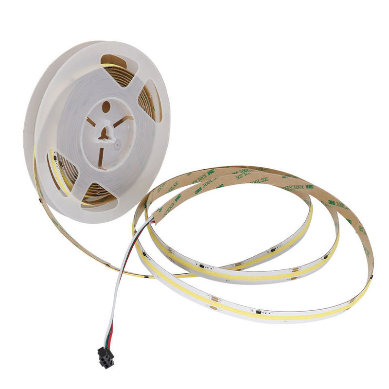 CE ROHS approvato a prova d'acqua luce a striscia COB con controllo dell'interruttore e 320 led ad alta densità