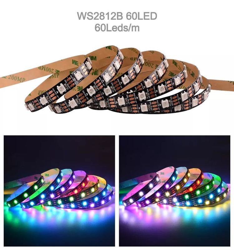 Acque resistenti 12V ws2812 ws2811 Led Strip 60leds per Magic Color RGB Decorazione CRI Ra 80