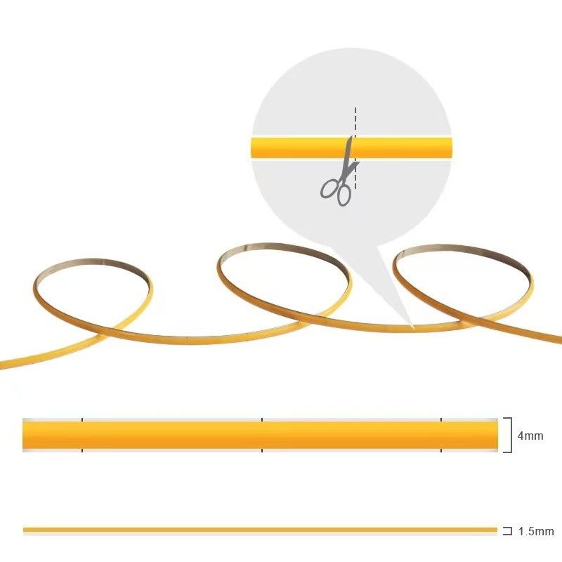 Flessibile su misura 320 480 LED Dc 5v 10000 lumens Caldo Bianco Rgb Fcob Cct Cob Led Strip Light Warehouse