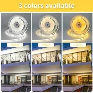 Flessibile su misura 320 480 LED Dc 5v 10000 lumens Caldo Bianco Rgb Fcob Cct Cob Led Strip Light Warehouse