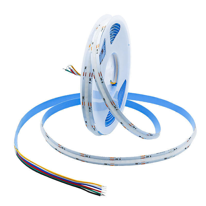 Nastro a LED 5m/lot Smd 320 384 840leds/m Acqueproof Flexible Cob Led Strip Dc 24v Ra90 RGBCCT 3000k 4000k 6000k