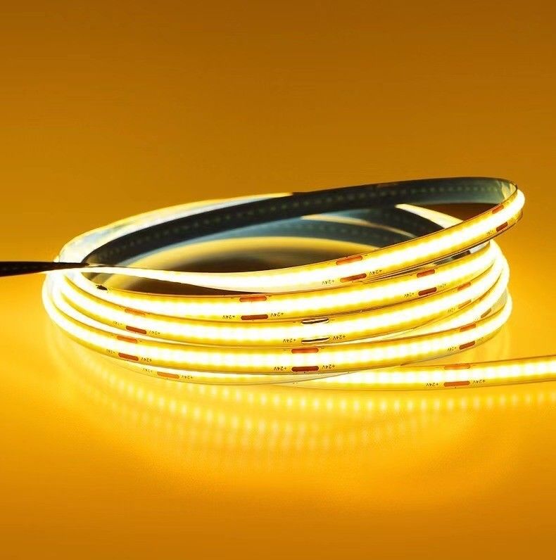 12v 24v 480 led Ce Rohs 3 Flessibile Light Cob Led Strip con Dimmer e Supporto Dimming