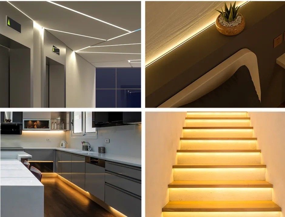 Striscia LED Cob 2700K 110lm 2023 HT 5m 10m 12v 24v 220v Rgbw Cob Light Strip