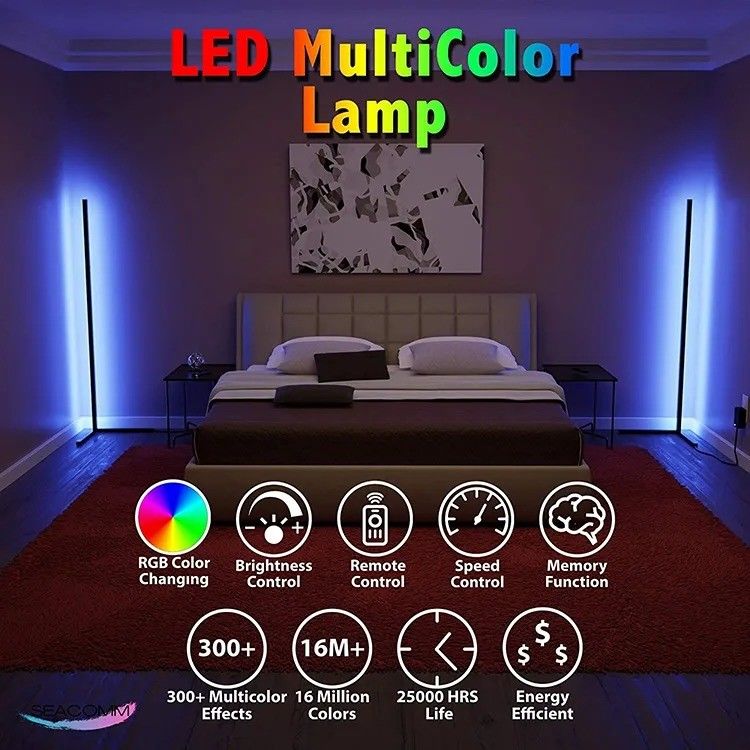 Home.hotel.lighting Lampada da terra a LED decorativa per la decorazione moderna del soggiorno