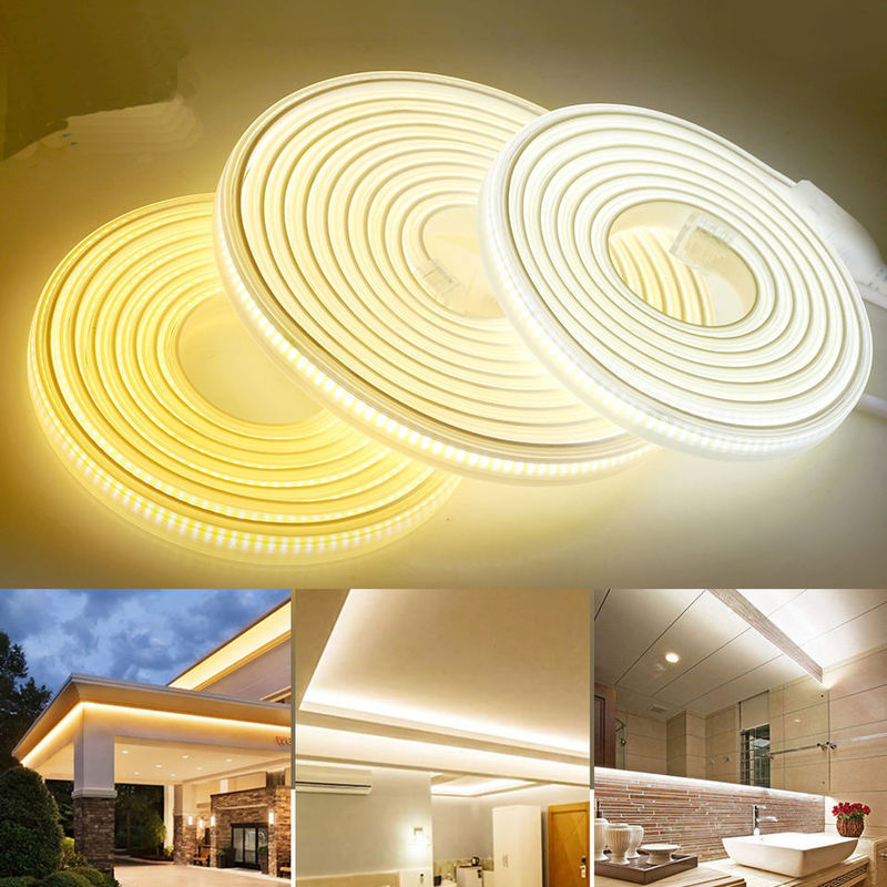 220v 280LED/m Bianco/Bianco Caldo/Bianco Neutro COB LED Strip CE RoHS 100m 50m Alta tensione