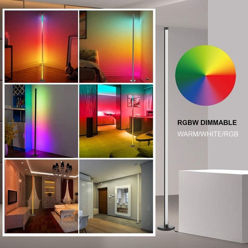 Luce per giochi Camera da soggiorno Ambient Mood Light Rgb Decor Luce notturna Standing Led Corner Floor Lamp