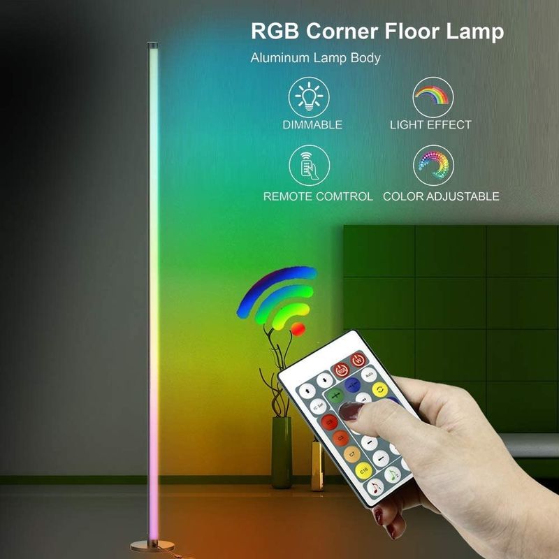 Luce per giochi Camera da soggiorno Ambient Mood Light Rgb Decor Home.hotel.illuminazione Lampada a LED a piedi