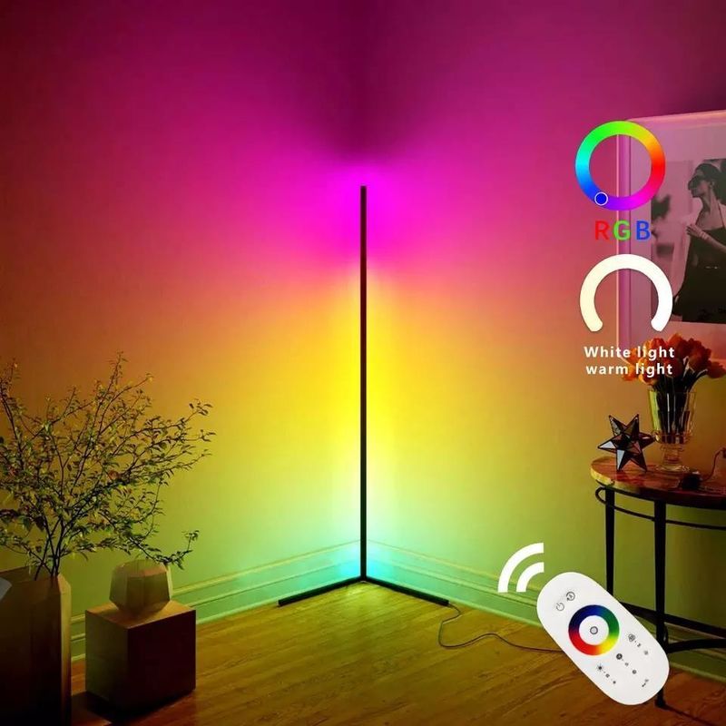 Luce per giochi Camera da soggiorno Ambient Mood Light Rgb Decor Home.hotel.illuminazione Lampada a LED a piedi